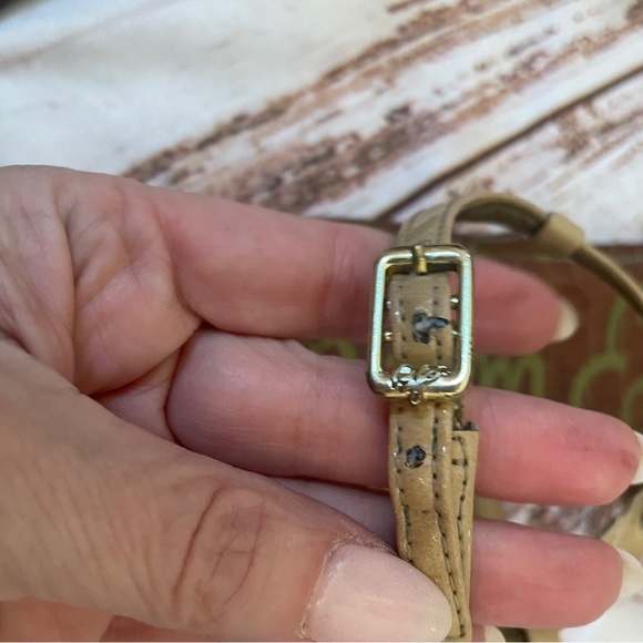 Sam Edelman Gigi T-strap Nude Sandal Size 8.5 Summer Vacay Shoes - Picture 10 of 12